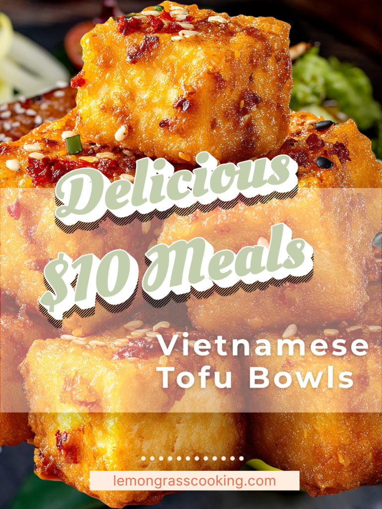 Vietnamese Budget Tofu Bowls