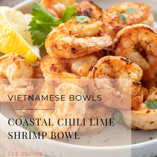 coastal chili lime shrimp bowl