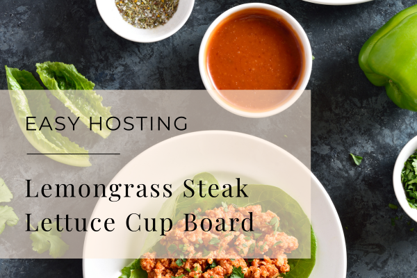 Lemongrass Steak Lettuce cups