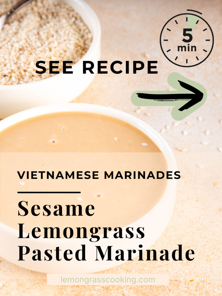 sesame lemongrass paste marinade