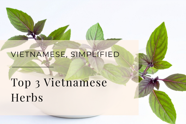 Top 3 Vietnamese Herbs