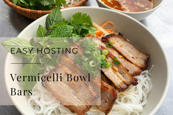 Rice Vermicelli Noodle Bowl Bar