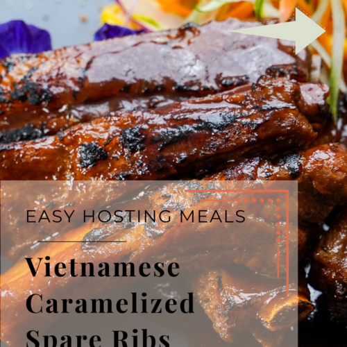 Vietnamese caramelized spare ribs