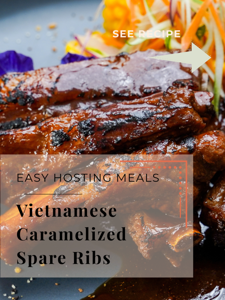 Vietnamese caramelized spare ribs