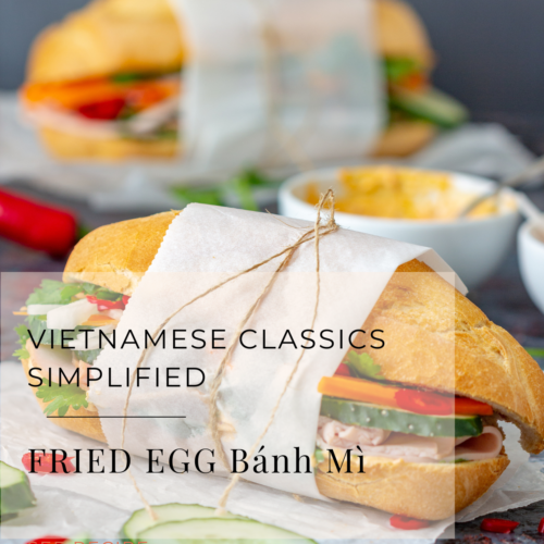 fried egg banh mi