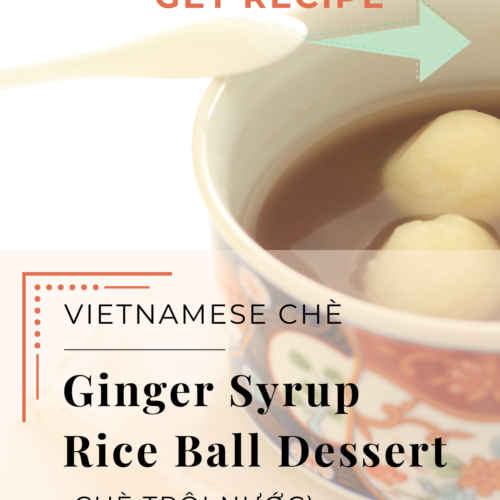 ginger syrup rice balls