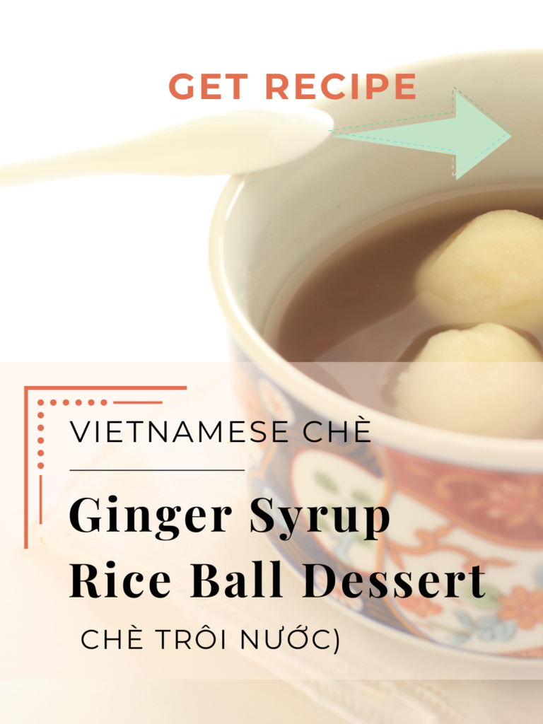 ginger syrup rice balls