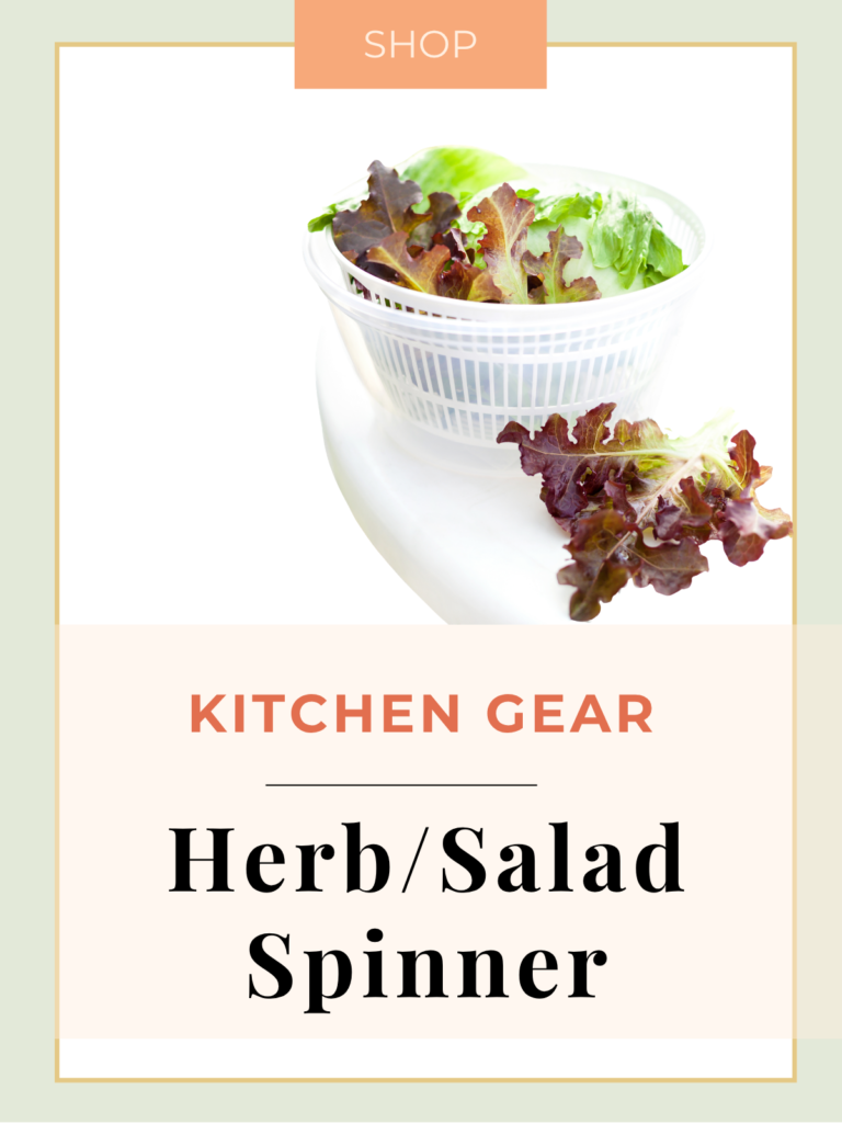 Vietnamese pantry herb & salad spinner