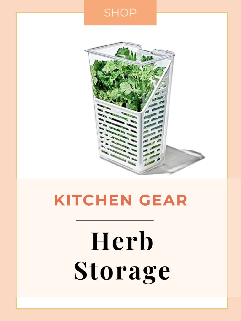 Vietnamese pantry herb storage