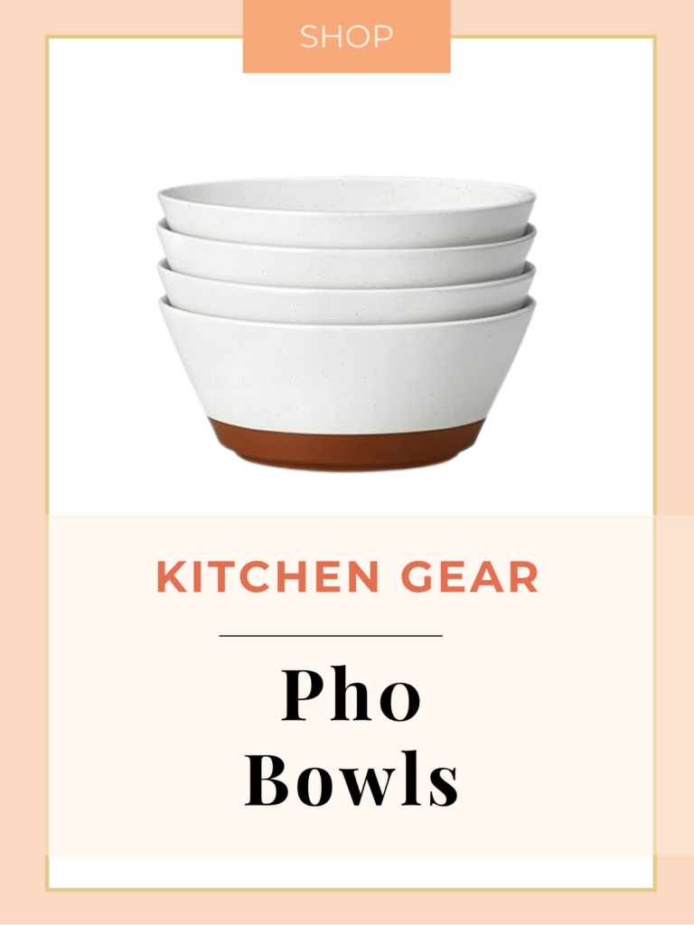 Vietnamese pantry pho noodle bowls