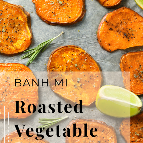 roasted vegetable banh mi