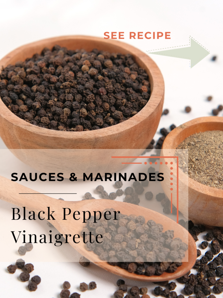 Vietnamese black pepper vinaigrette