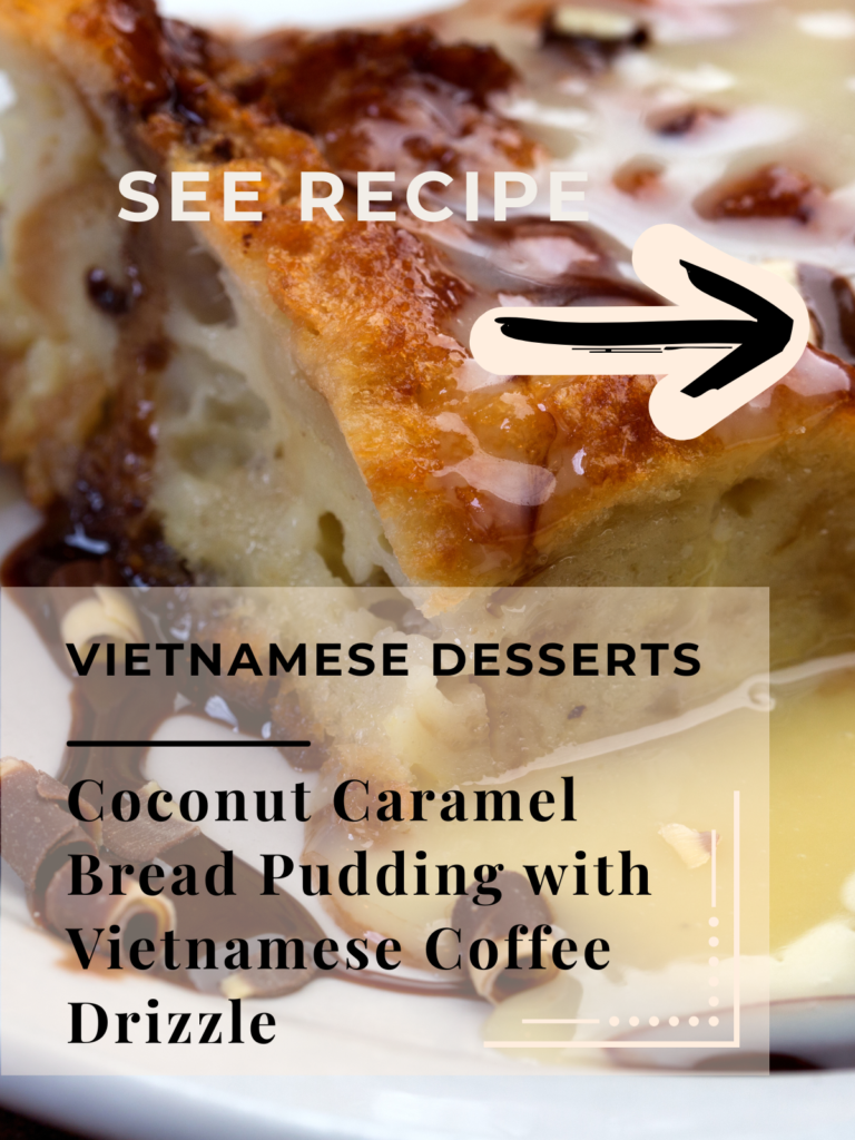 coconut caramel bread pudding