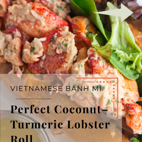 coconut turmeric lobster roll banh mi