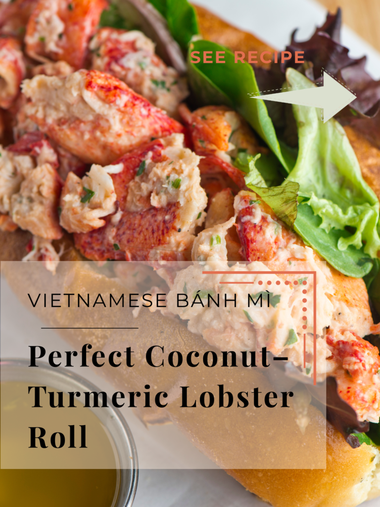 coconut turmeric lobster roll banh mi