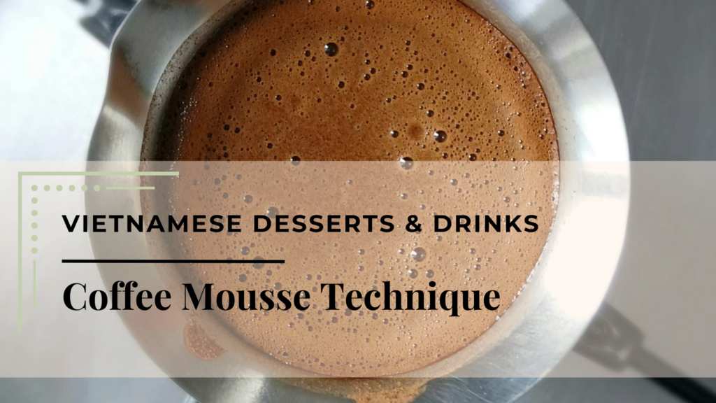 Vietnamese Coffee Mousse with Salted Coconut Cream
