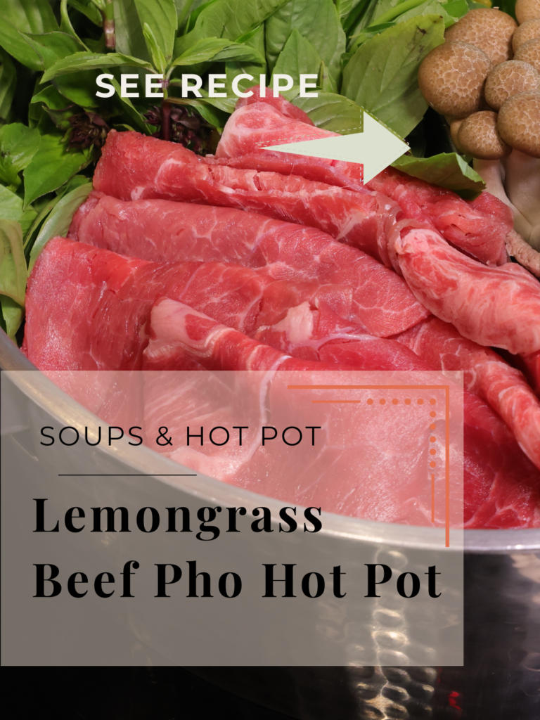 lemongrass beef pho hot pot