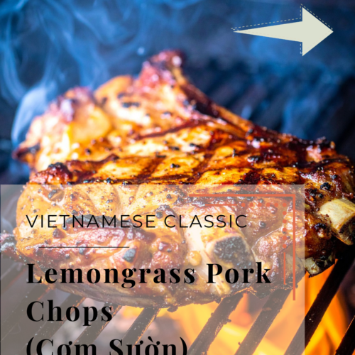 lemongrass pork chops com suon