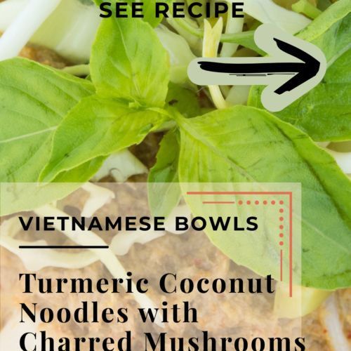turmeric coconut noodles with mushrooms