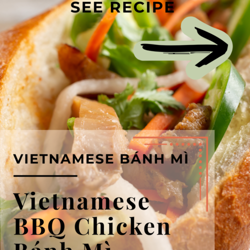 Vietnamese BBQ chicken banh mi