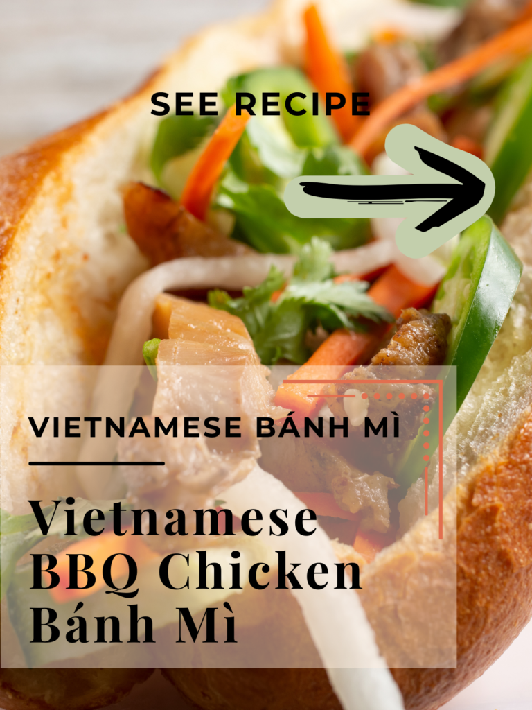 Vietnamese BBQ chicken banh mi