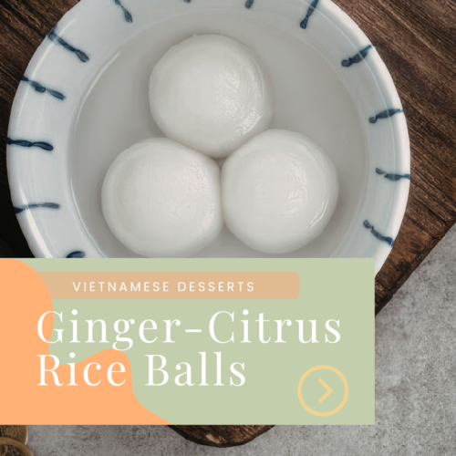 ginger citrus rice balls