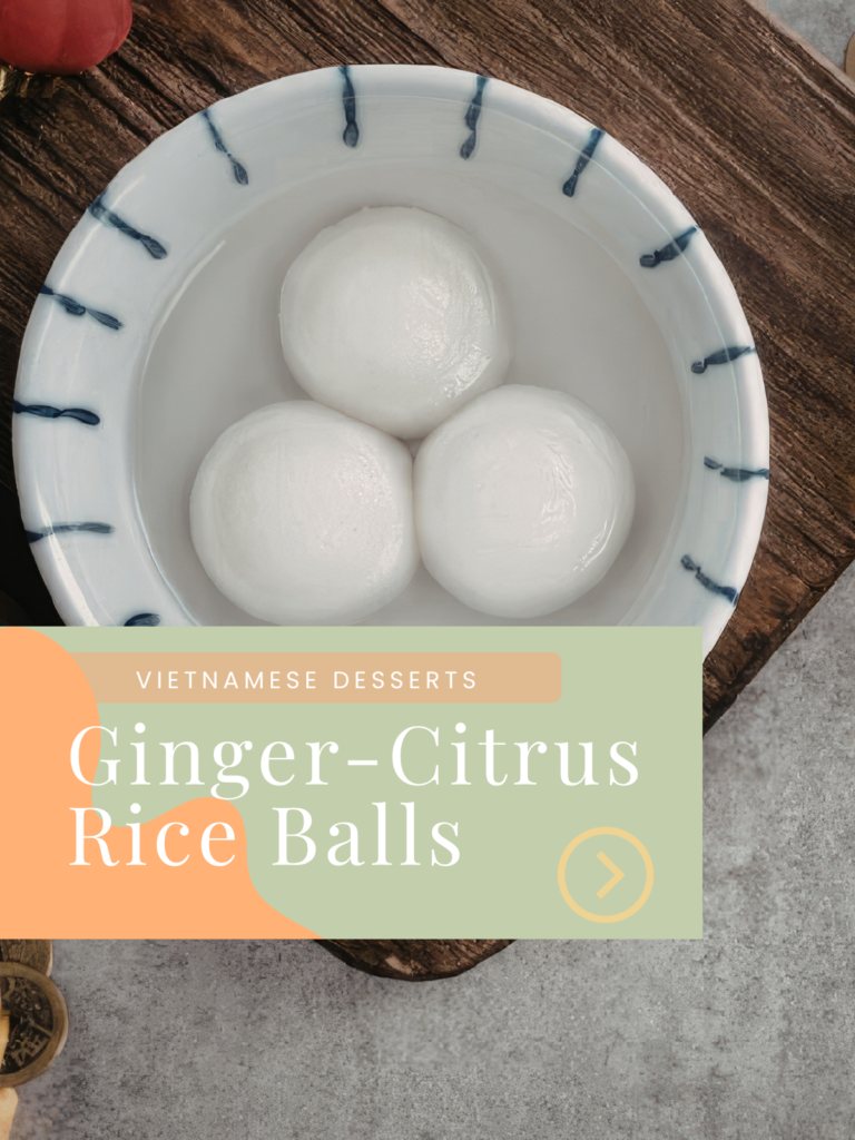 ginger citrus rice balls
