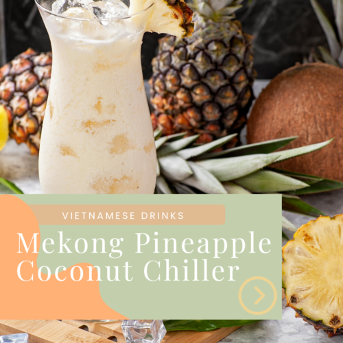 Mekong pineapple coconut chiller drink