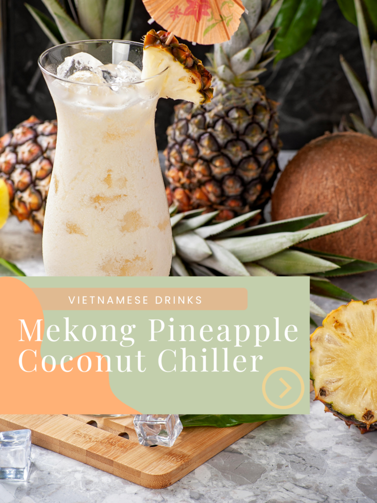 Mekong pineapple coconut chiller drink