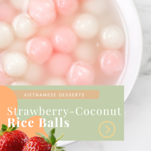 strawberry coconut rice balls