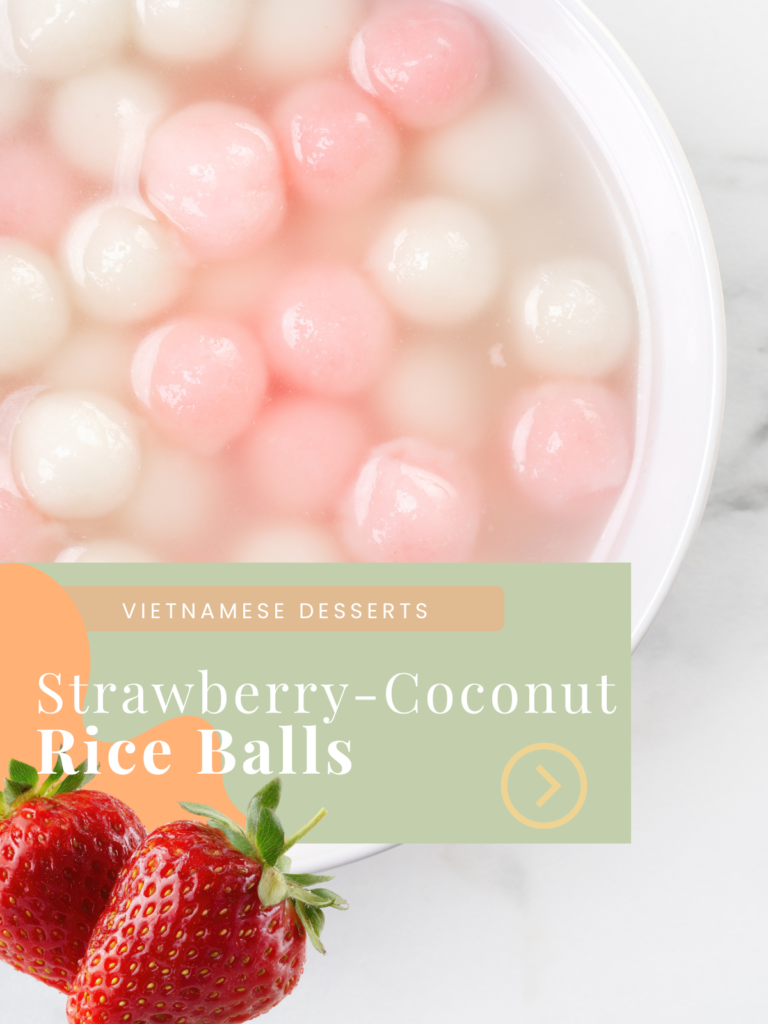 strawberry coconut rice balls