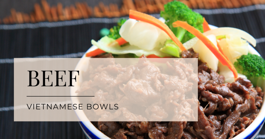 Vietnamese beef bowl recipe index