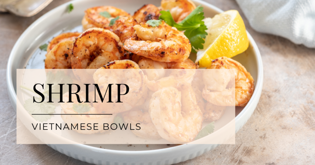 25 Minute Orange Ginger Shrimp Bowl
