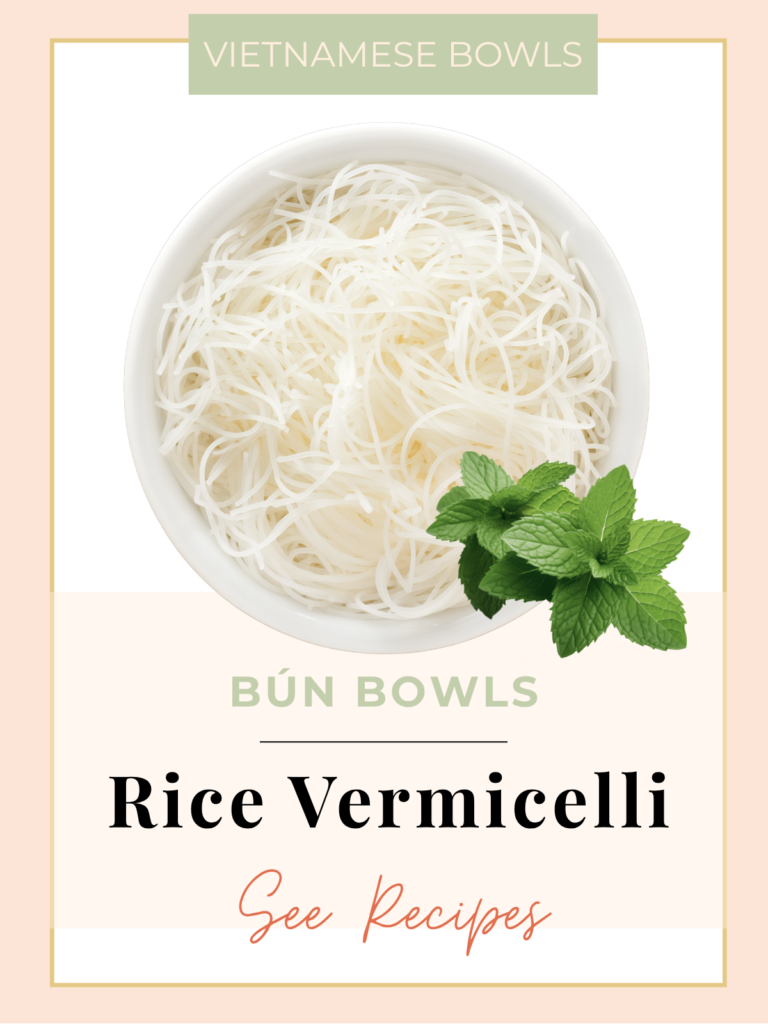 rice vermicelli noodles bun bowls