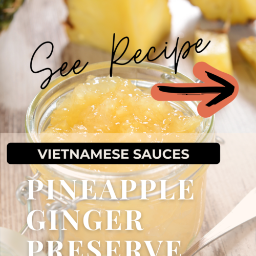 Pineapple ginger preserve