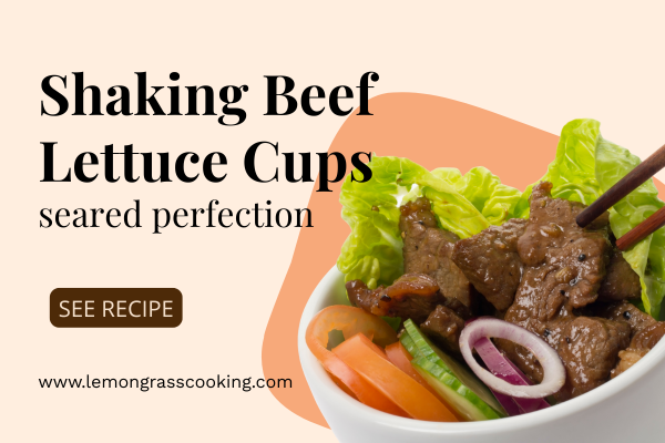 Shaking Beef Lettuce Cups
