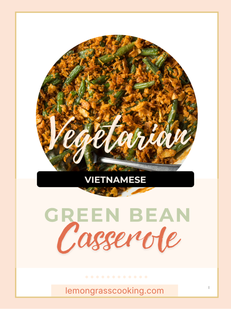 Vegetarian green bean casserole